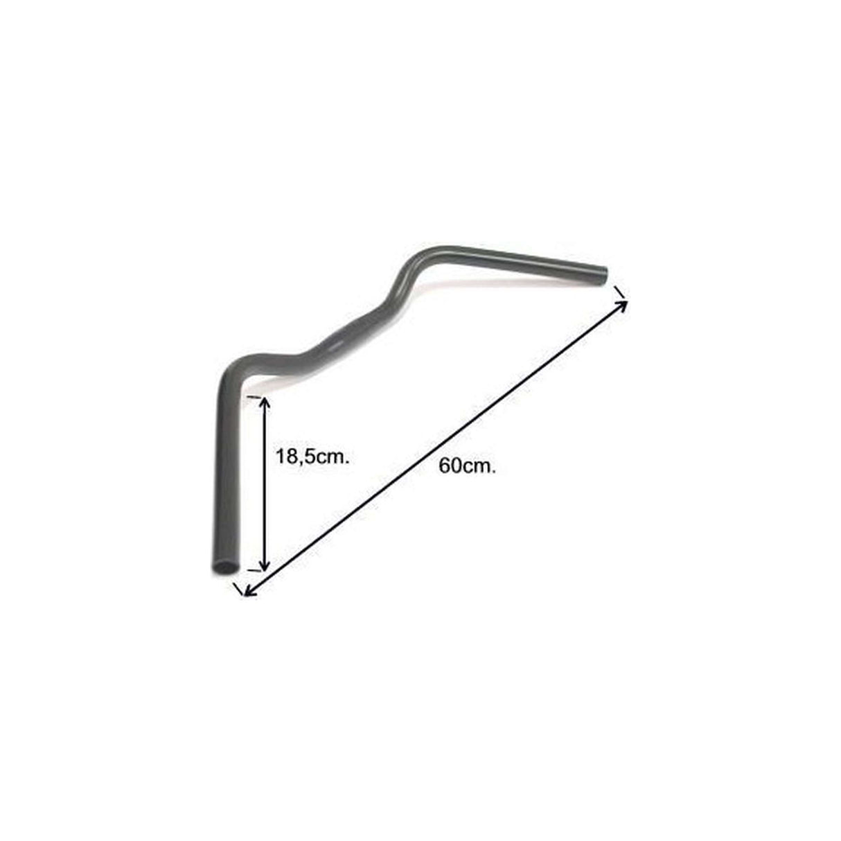 Ergotec ročaj 25,4 mm alu črna