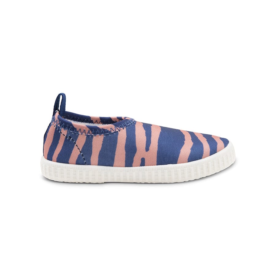 Vibrant Stripes | Blue Orange Water Shoes - Size 19-33