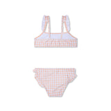 Sunset Grid | Bikini UV des filles blanches orange