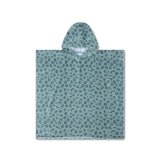 Leopard | green beach poncho 65 x 65 cm
