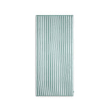 Resort stripe | groen witte katoenen handdoek 135 x 65 cm