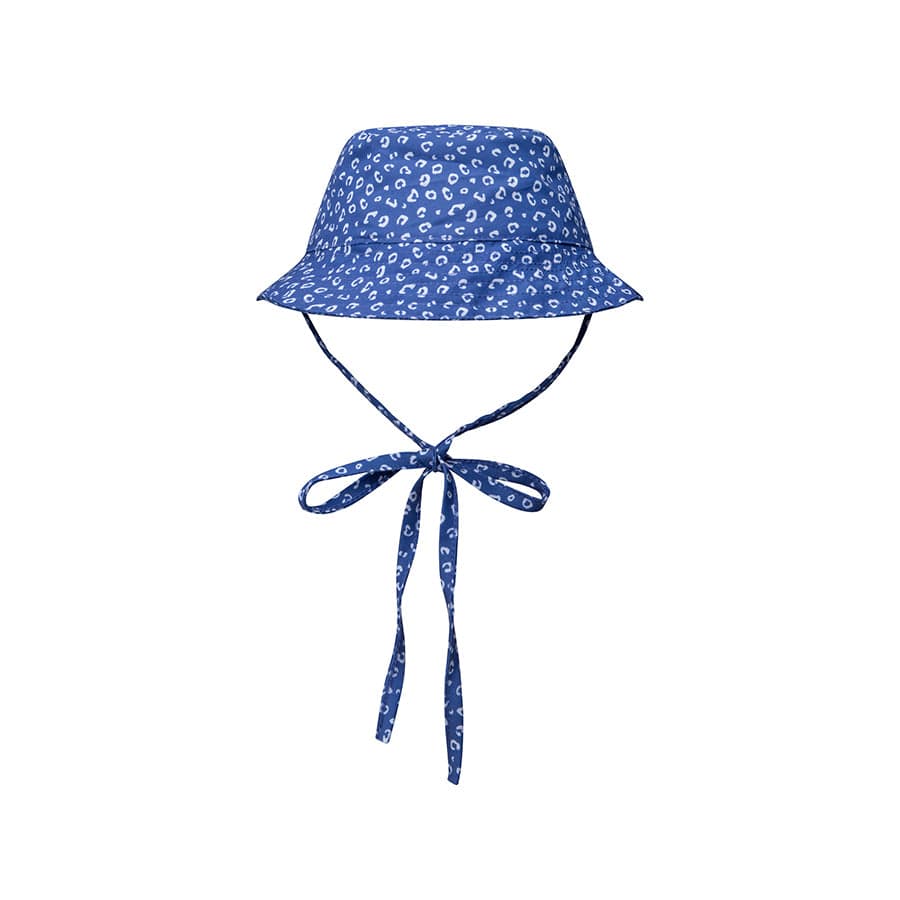 Leopardo | Cappello da sole UV blu