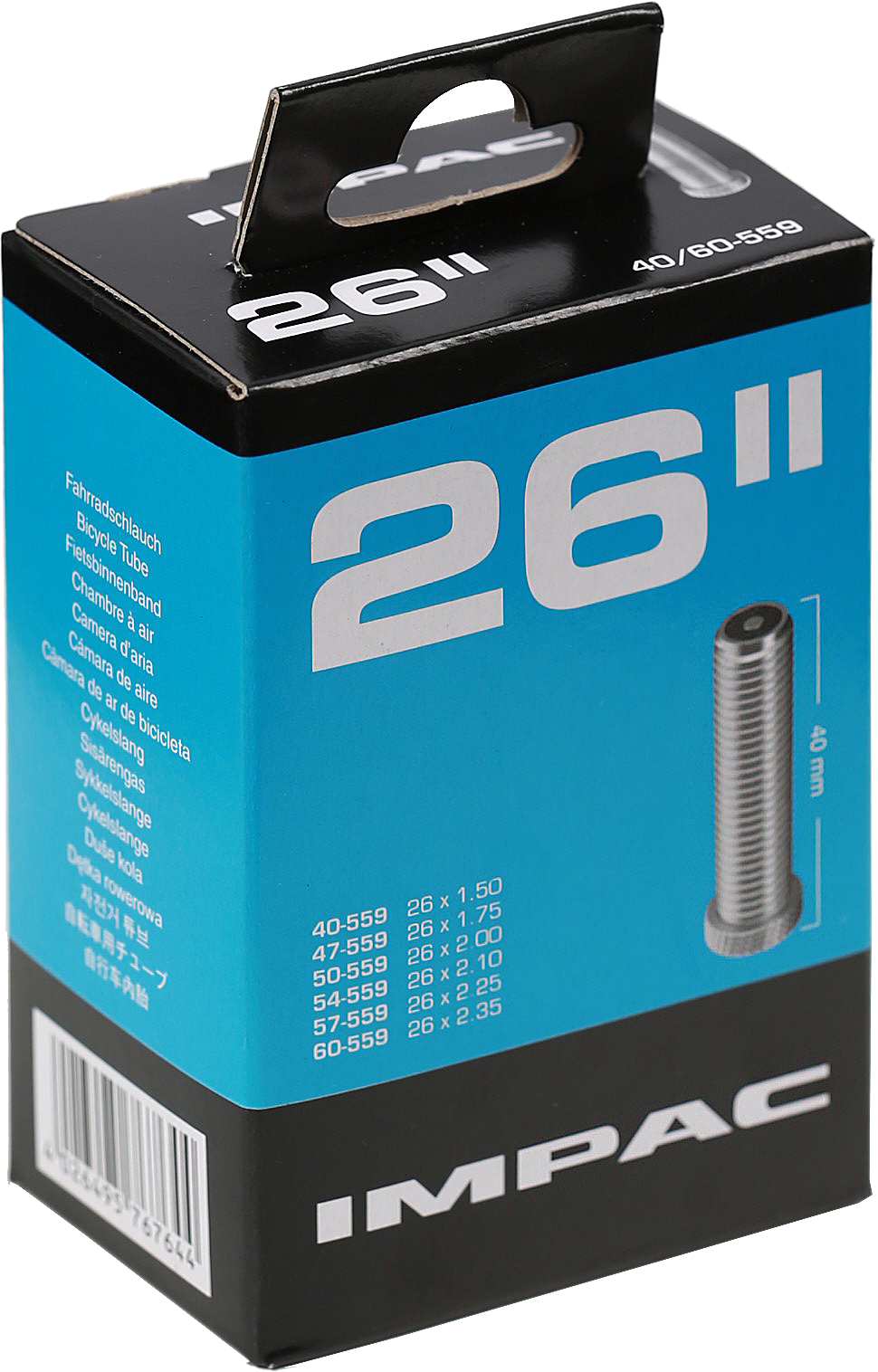 Impac ( schwalbe ) inner tube av13 26 inch 40 60-559 40 mm