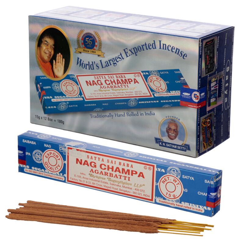 Bastoncini di incenso Satya Nag Champa