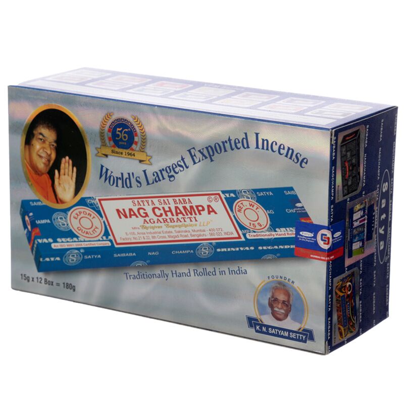 Bastoncini di incenso Satya Nag Champa