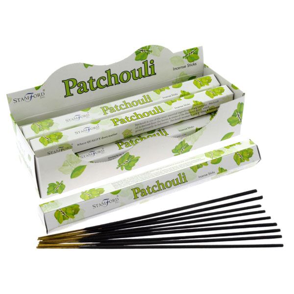 37103 patchouli - bastoncini di incenso esagonale di stamford premium