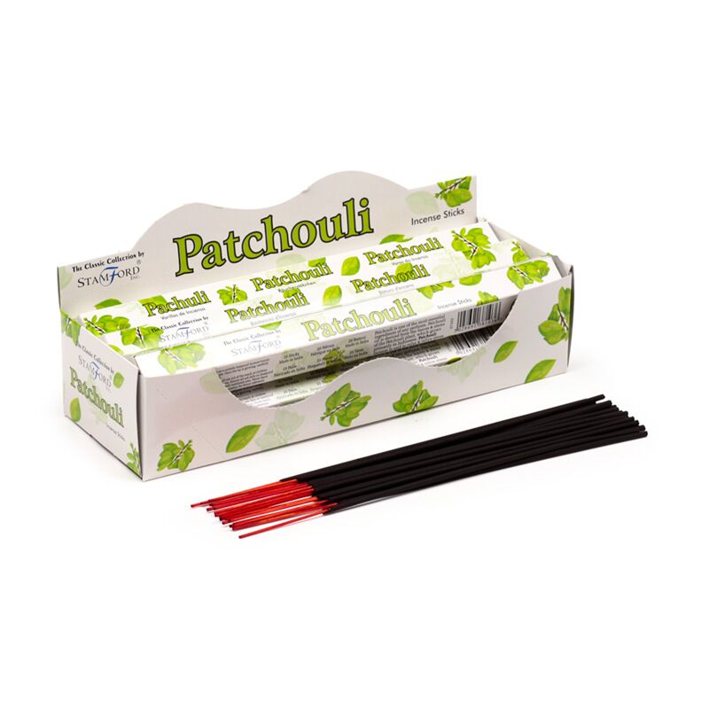 37103 patchouli - stamford premium hex incense sticks