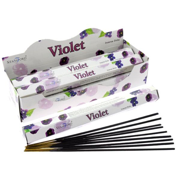 37104 Violets - Stamford Premium Hex incense sticks