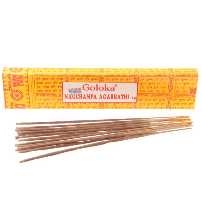 Agarbathi - goloka nag champa røkelse 16g