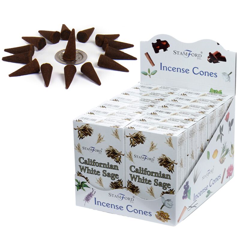 37210 Californian White Sage - Stamford incense cones