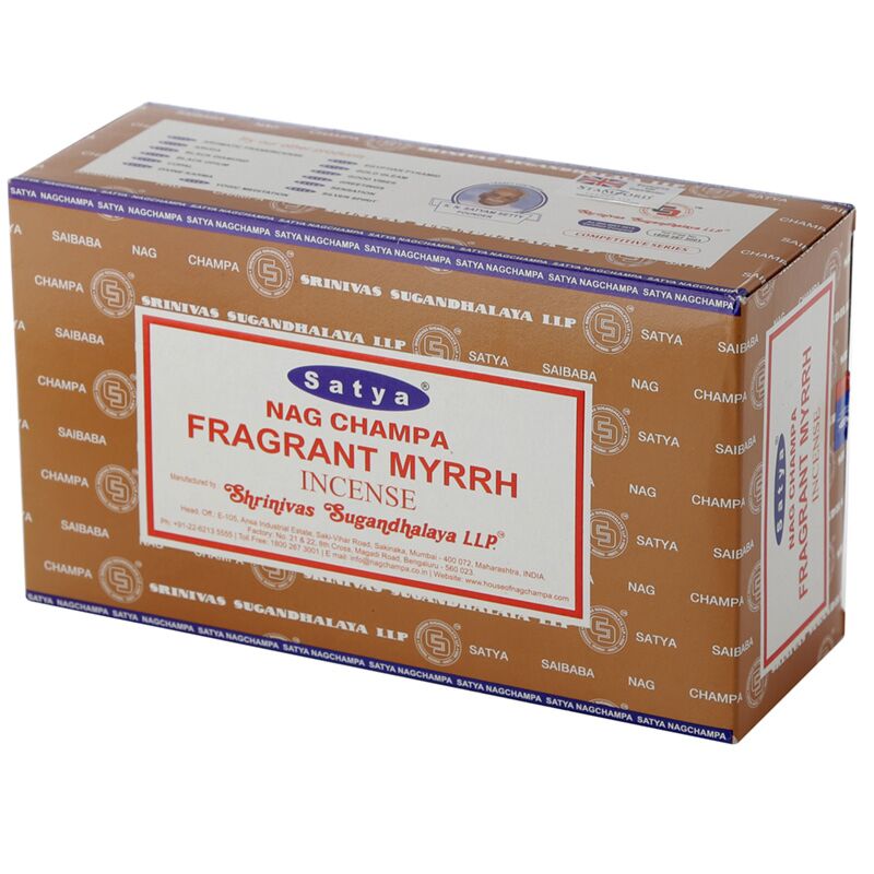 01352 geurige mirre - satya nag champa wierook stokjes