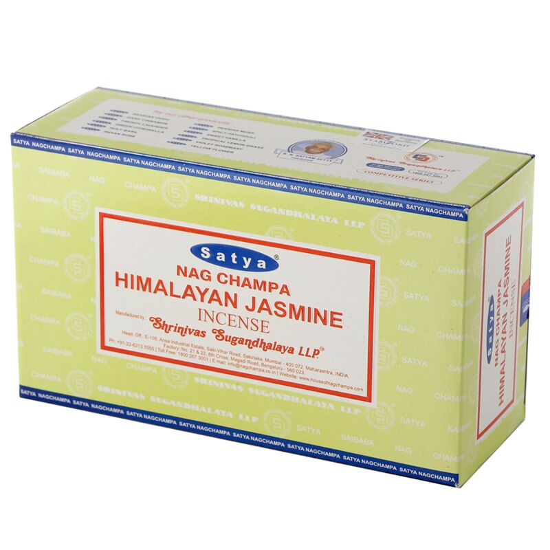 01358 Himalaya Jasmine - Satya Nag Champa røkelse pinner