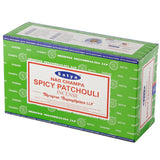 01364 spicy patchouli - satya nag champa incense sticks