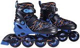 Move inline skates : stripes zwart blauw (562410) maat 38 41