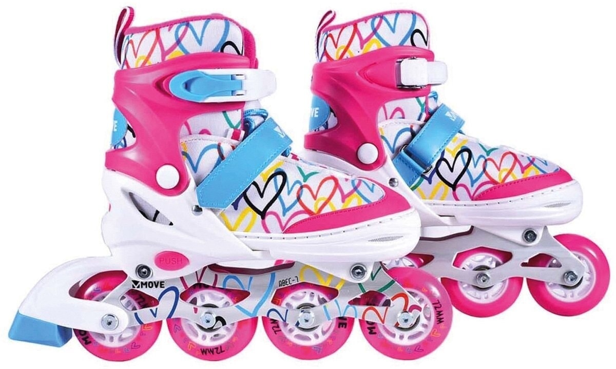 Move inline skates : love wit roze (562411) maat 38 41