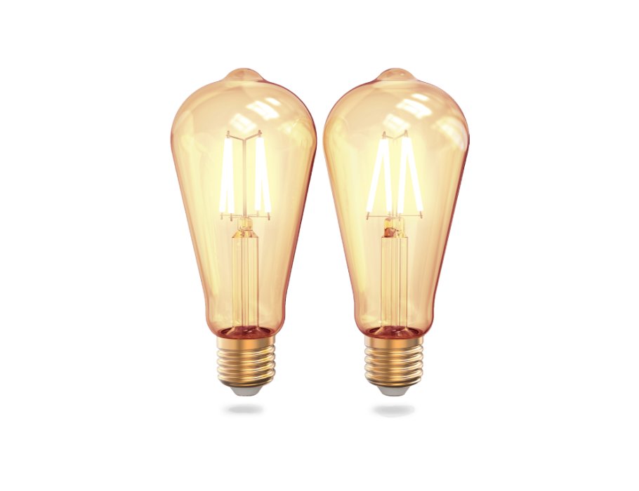 Innr LED lamp - WiFi - E27- Filament - Vintage Edison - 2 pieces Dimmable
