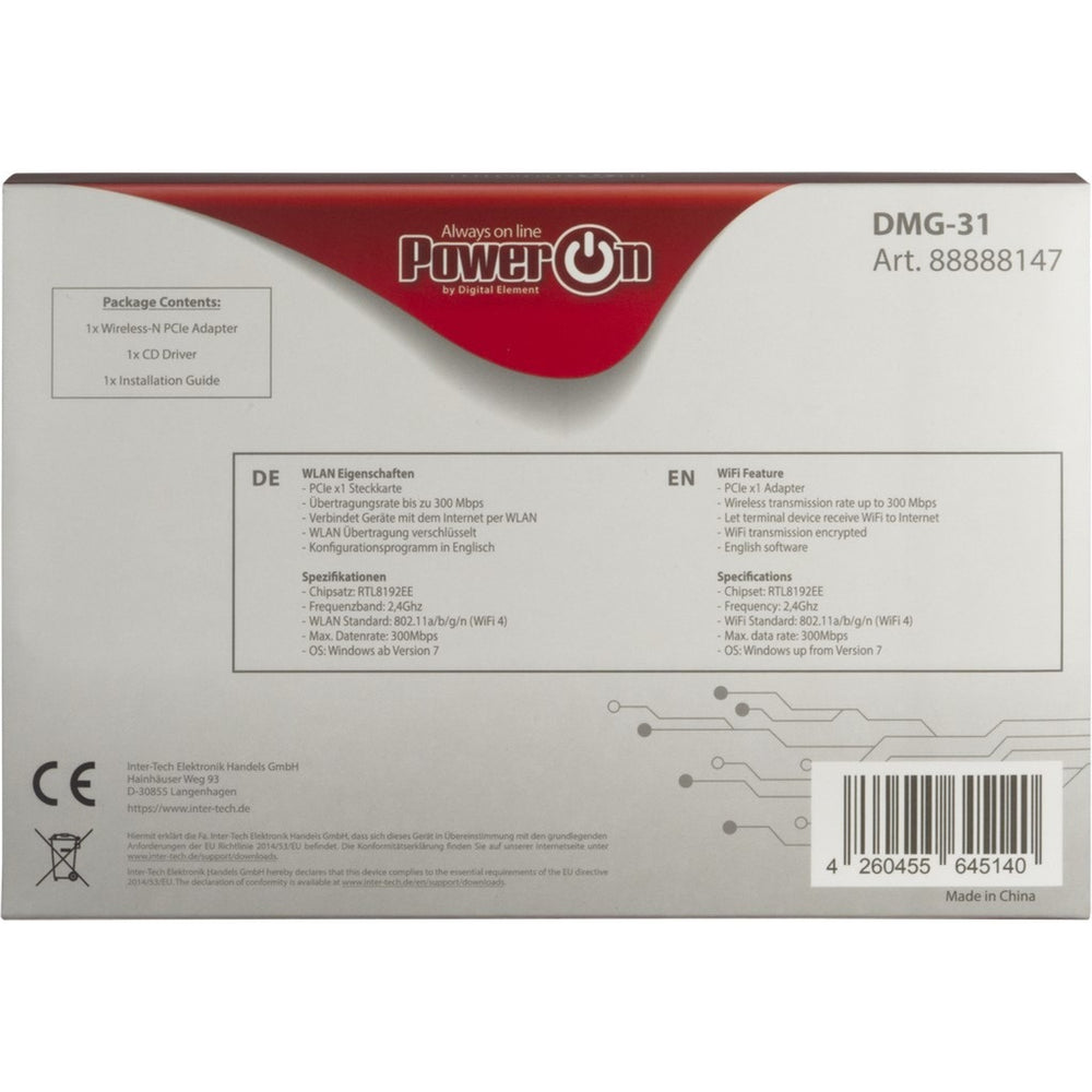 Adattatore PCIE DMG-31 DMG-31 Inter-31