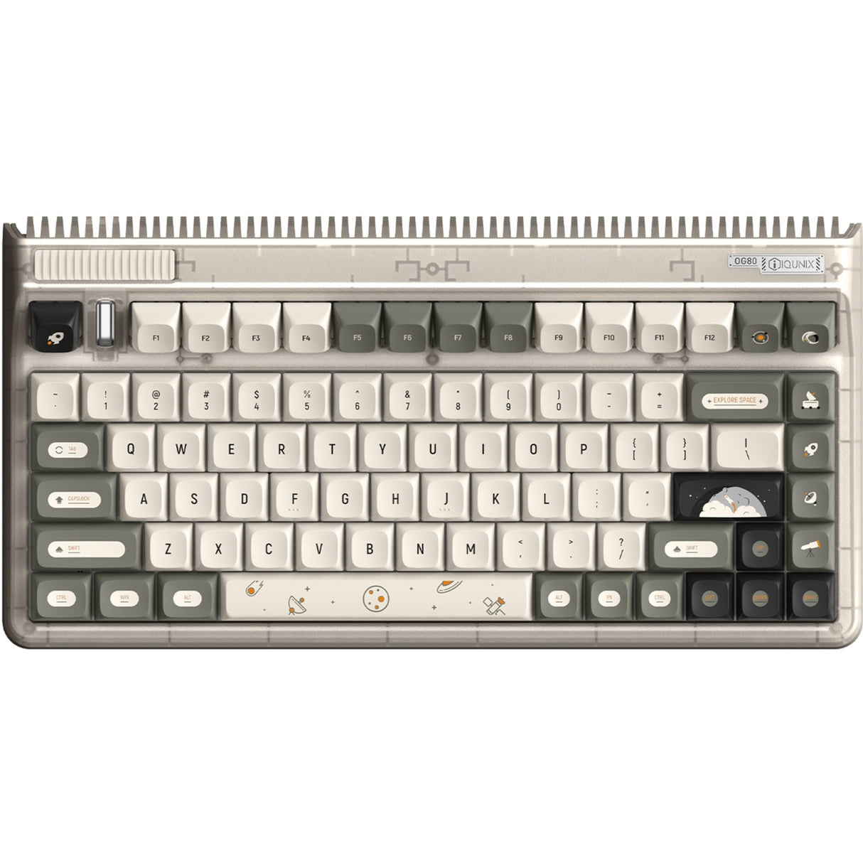 Iqunix og80 hitchhiker wireless mechanical keyboard