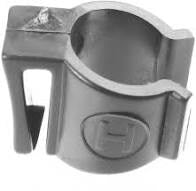 Hesling jasbeschermer clip 20mm grijs