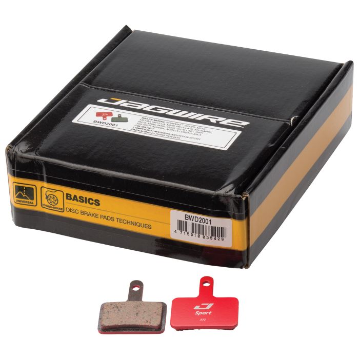 Jagwire sport semi-metallic disc brake pad - workshop (25 pairs) - shimano (deore lx t675)