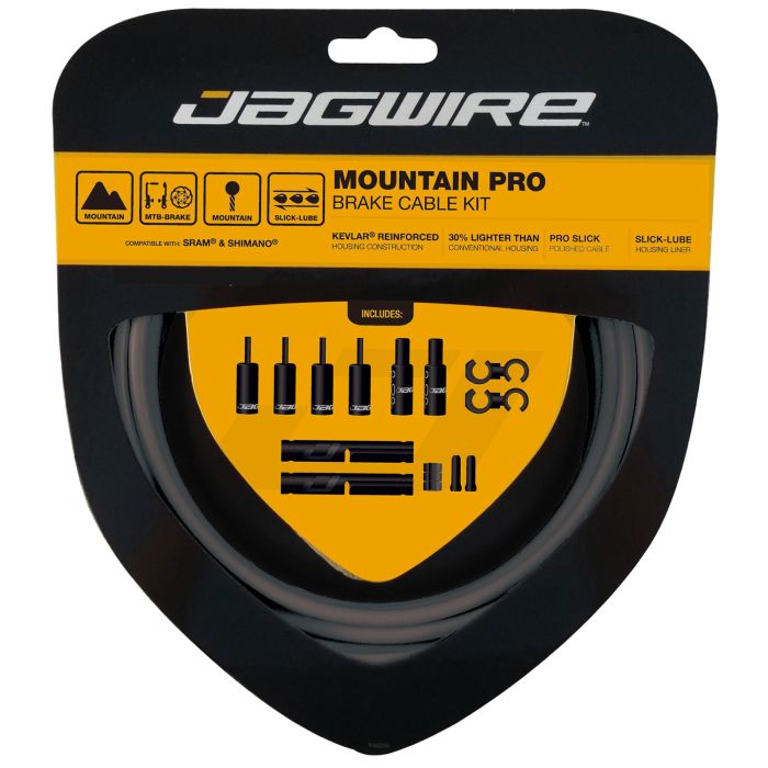 Jagwire mountain pro brake kit - ice gray