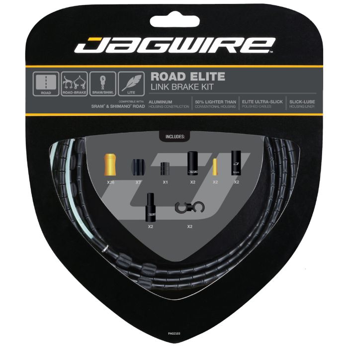 Jagwire Road Elite Link Brake Kit - Black