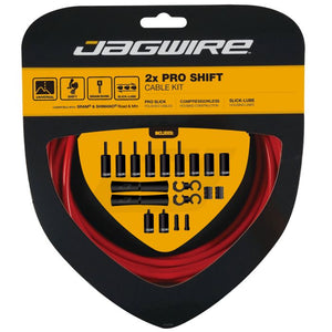 Jagwire 2x Pro Shift Kit – rot