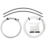 Jagwire 2x kit de cambio sellado elite - blanco