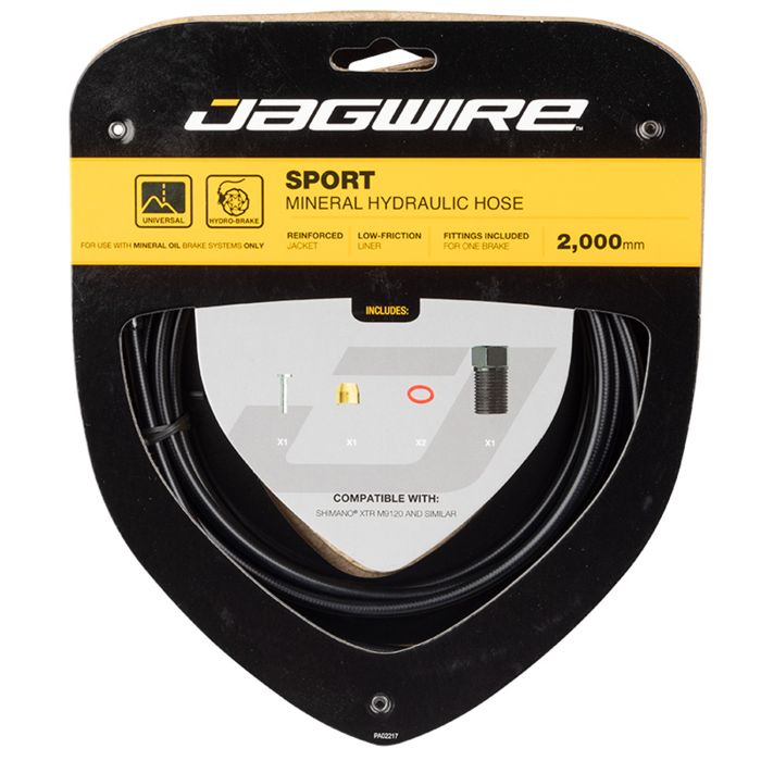 Jagwire sport mineral hydraulic hose kit - shimano (xtr m9110) - black