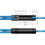 Conjunto universal de divisores de cabo ELVEDES com função opcional ABS (no mapa)