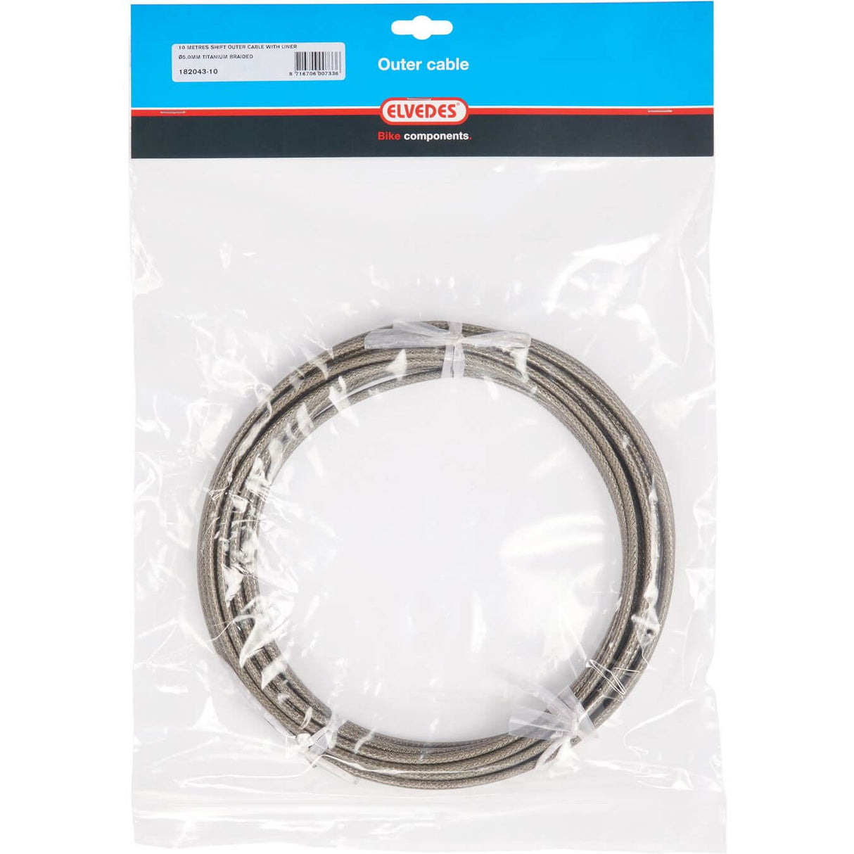 Elvedes link outer 5mm (10m) braided liner 182043-10