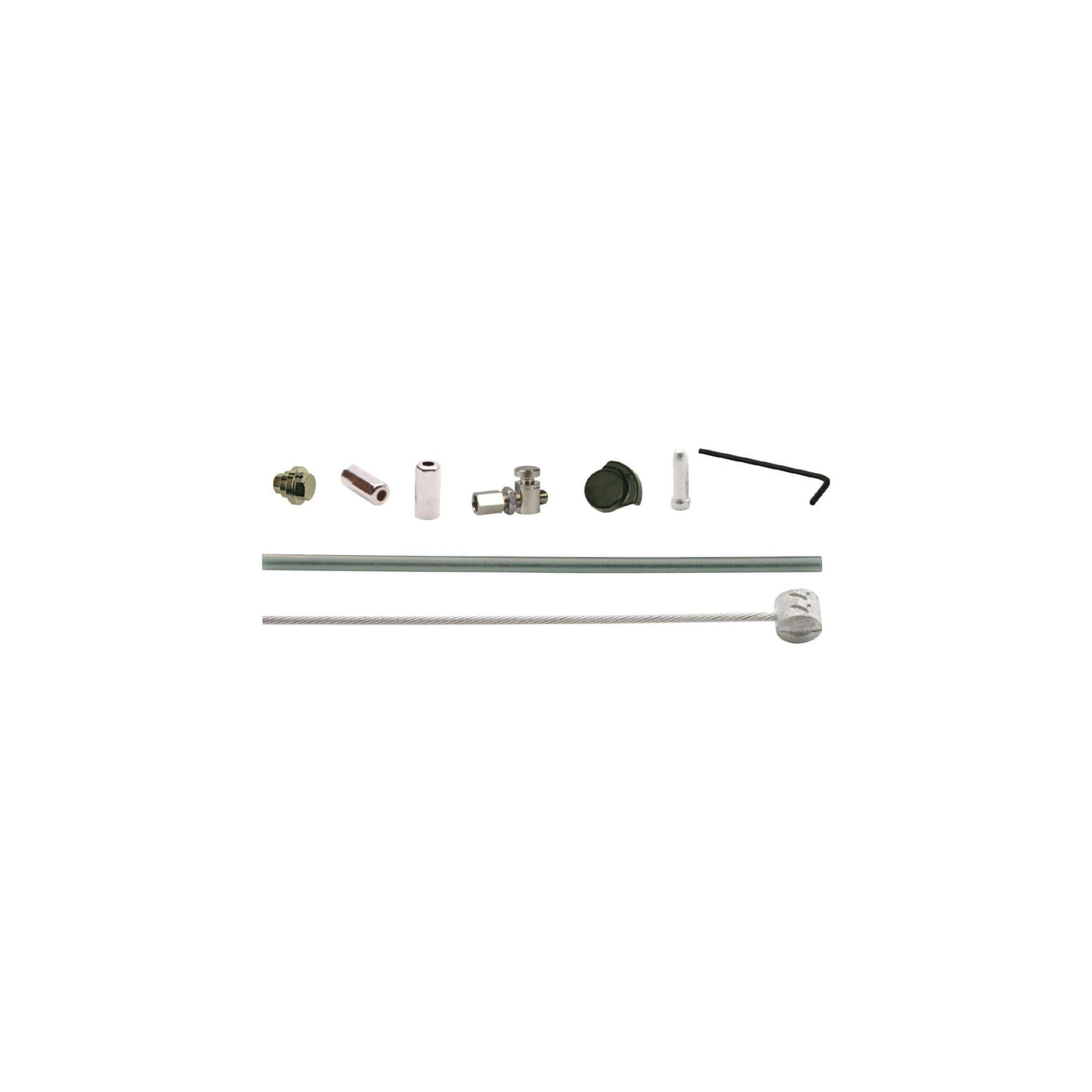 Set di cavi Elvedes Rollerbrake BRIM85 55 45 Silver posteriore