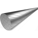 Cuir isteach lasc Elvedes 2250mm (50) cruach dhosmálta N-nipple 2021056-BOSCA