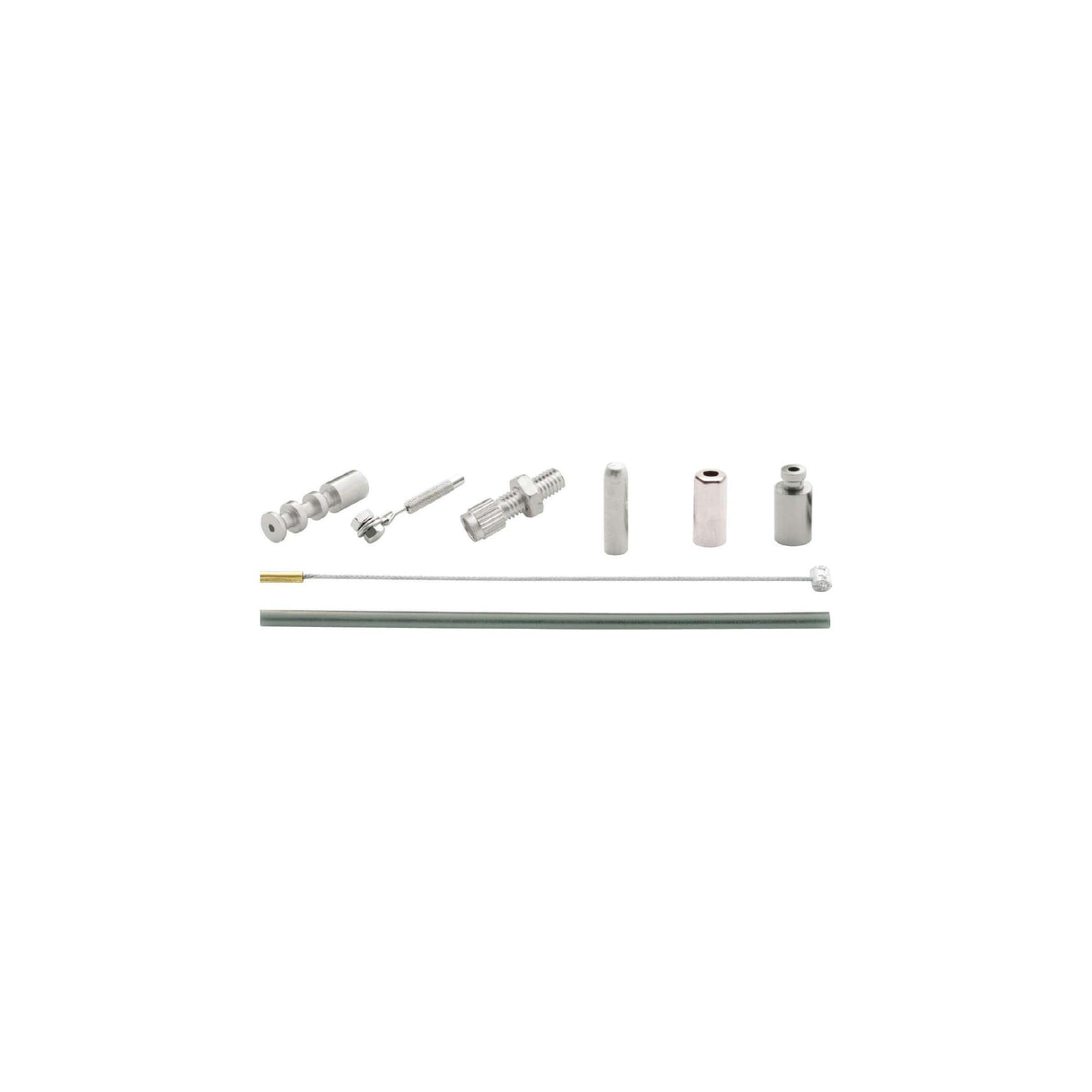 Gear cable set Elvedes 1700 2250 mm Universal Sturmey Archer stainless steel - Silver (on map)