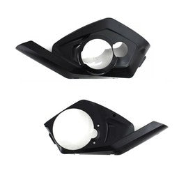 Batavus engine cover set left+right chrome-grid