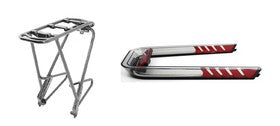 Batavus rear rack, light and bungee cords 28 d-rule