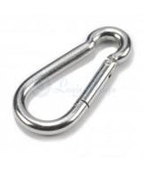 Abi carabiner 80x8 stainless steel*