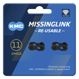 KMC MissingLink 11 DLC - 5.65mm - Black KMC - Bicycle chain connector