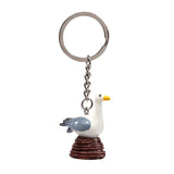 Seagull Buoy Zeemeeuw on rope key ring