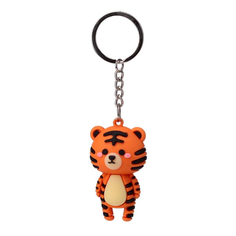 Alfie de Tiger Adoramals 3d PVC Key Ring