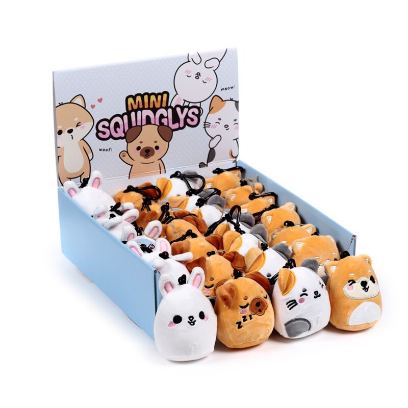 Squidgys adoramals kæledyr mini nøglering