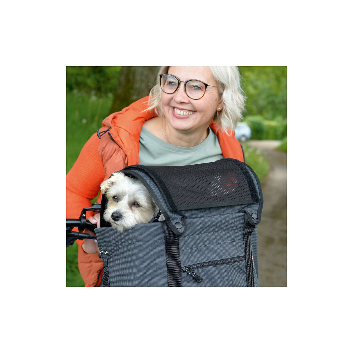 Klickfix awning for doggy bag black