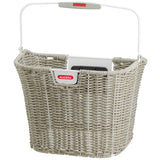 Klickfix rixen kaul fietsmand structura retro licht grijs