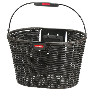 Klickfix rixen kaul košara, spredaj structura oval fr.basket r k structura oval črno rjava