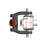 Steradapter Klickfix-e-pyörä ylimitoitettu (KF349)