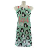 Køkkenforklæde - kattefin kat feed me meow