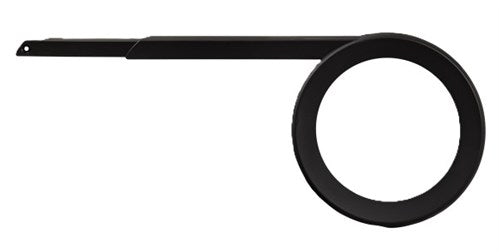Herrmans chain guard slyde 48t open - matt black
