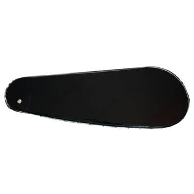 Kettenschutz 26 Lacktuch schwarz