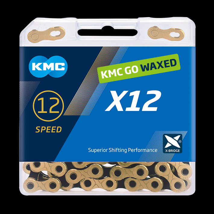 KMC Ketting X12 12V 126L Gold de oro encerado
