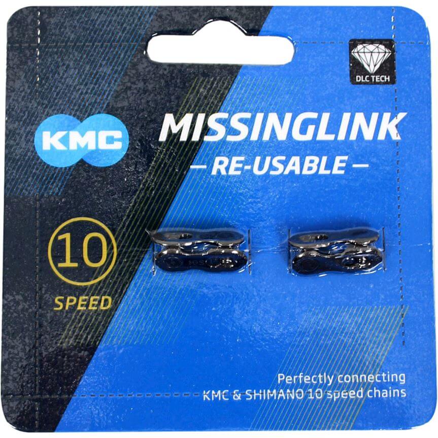 KMC MissingLink 10 DLC - 10 -Geschwindigkeitskettenanschluss, 5,88 mm, schwarz